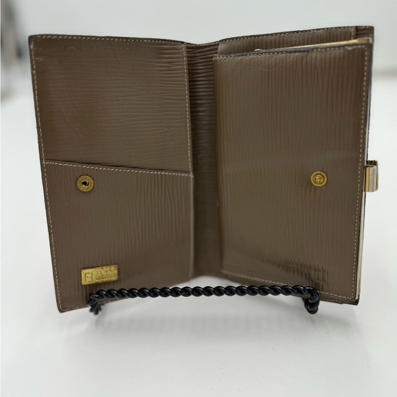Authentic FENDI Zucca PVC Leather Bifold Long Wallet - Picture 5 of 5
